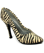 &quot;Serengeti&quot; Zebra High Heel Miniature Just The Right Shoe 1999 Raine #25... - £22.91 GBP