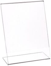 Azar Displays 112716, L Shaped Acrylic Sign HLR, 7W X 11H, 10pk - $70.39