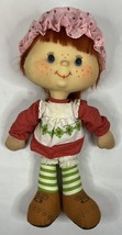 VTG Strawberry Shortcake 16&quot; Vinyl Plastic Head Rag Doll 1980 American Greetings - $79.48