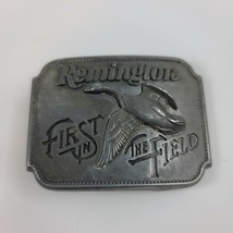 Used Remington First In The Field Belt Buckle ~Canada Goose~ Sid Bell 1980 Usa - £11.04 GBP