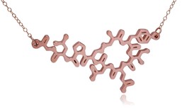 Rose Gold Plated Oxytocin Molecule Necklace - $35.00