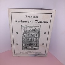 SOUVENIR Book &quot;Restaurant Antoine&quot; Founded c1840 New Orleans, LA 44pg 40s - $9.90