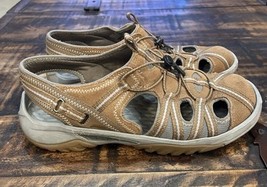 Privo Brown Slip On Adjustable Open Sided Athletic Sandals Womens Size 8 - €16,96 EUR Privo Brown Slip On Adjustable Open Sided Athletic Sandals Womens Size 8 - €16,96 EUR