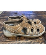 Privo Brown Slip On Adjustable Open Sided Athletic Sandals Womens Size 8 - $19.75