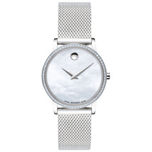 Movado Women&#39;s Museum Mother of Pearl Dial Watch - 607306 - £708.66 GBP