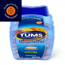 TUMS Extra Strength Smoothies, 250 Chewable Tablets 250 Count (Pack of 1)  - £28.83 GBP