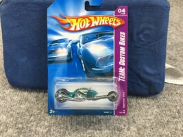 Hot Wheels Hammer Sled Motorcycle Aqua #152 Team Custom Bikes 4/4 - £2.15 GBP