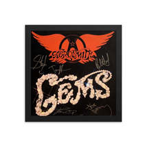 Aerosmith signed "Gems" album Cover Reprint - £58.99 GBP