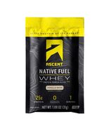 7/26 Ascent Native Fuel Whey Protein Powder - Vanilla Bean - 15 Packets - $51.67 CAD