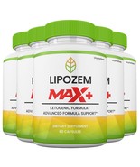 Lipozem Max + Capsule, 2x Stronger Formula, Lipozem Max+  Pills (5 Pack) - £49.33 GBP