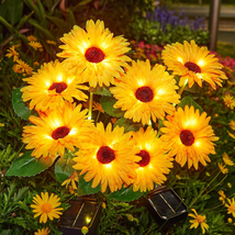 Solar Lights Outdoor Garden Decor, 4 Pack Upgraded Outdoor Solar Garden Lights w - £39.61 GBP