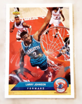 1992 Upper Deck McDonald&#39;s Basketball # P4 Larry Johnson - £2.37 GBP