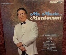 Mantovani &amp; Orchestra: Mr. Music...Mantovani - LP Vinyl Record Album - $214.79 MXN