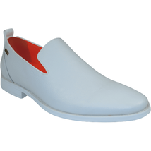 Men Tayno Dressy Casual Soft Leather Comfortable Slip on Loafer #ALPHA L White image 2