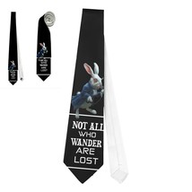 Necktie Alice in Wonderland Mad Hatter Cheshire Cat Fantasy Tie Cosplay - $25.00