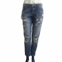 Lucky Brand Women&#39;s Sienna Cigarette Light Wash Distressed Jeans Size 4/... - $11.30