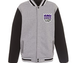 NBA Sacramento Kings Reversible Full Snap Fleece Jacket JH Design 2 Fron... - £95.91 GBP