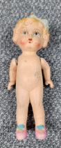 VTG Shirley Temple Bisque Doll Made in Occupied Japan 1940s Painted Collector - £26.49 GBP