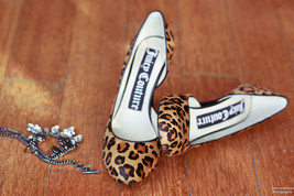 Juicy Couture &quot;Shina&quot; Brown Cheetah Print haircalf Pump size 7 new $198 - £69.85 GBP
