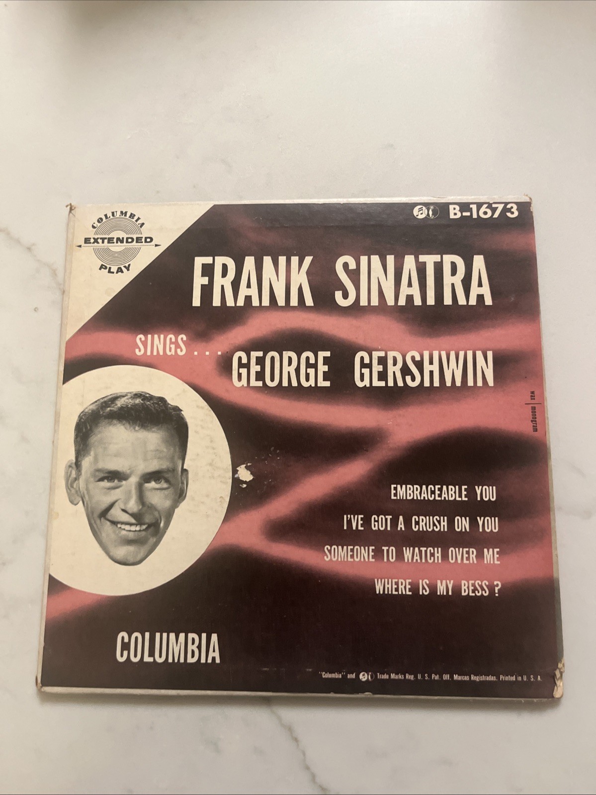 Frank Sinatra Sings George Gershwin 45 Vinyl - $10.65