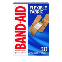 Band-Aid Brand Flexible Fabric Adhesive Bandages for Wound Care &amp; First Aid, Ass - £14.38 GBP