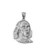 White Gold Benjamin Franklin Pendant (S/M/L) - $2,284.18 MXN+