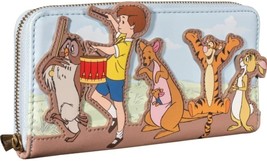 Loungefly Disney Winnie Pooh Christopher and Friends Parade Zip Around W... - $59.99
