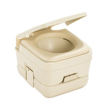 Dometic 964 Portable Toilet w/Mounting Brackets - 2.5 Gallon - Parchment - £104.93 GBP