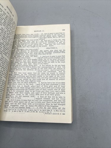 The Book of Mormon, 1950, Copyright 1948, The Hand of Mormon Upon Plates Vintage Item image 13