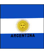 ARGENTINA FLAG BANDANA Cotton Scarves Scarf Head Hair Neck Band Skull Wrap - $183.25 MXN