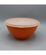 Vintage Tupperware 235-1 Orange Harvest Wonderlier Bowl &amp; Lid #228-26 - £7.76 GBP