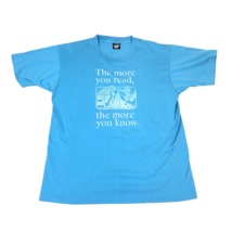 Vintage The more you read the more you know Screen Stars T-Shirt XL USA ... - €25,49 EUR