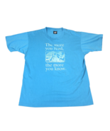 Vintage The more you read the more you know Screen Stars T-Shirt XL USA ... - €25,30 EUR