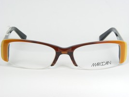 Marc Cain Trends &amp; More 8637 Bg Transparent Brown /MUSTARD Eyeglasses 49-17-135 - £46.87 GBP