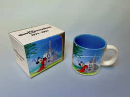 Walt Disney World 20th Anniversary Mug 1971-1991 Mickey Mouse - $9.99