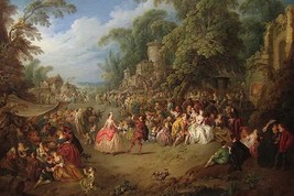 The Fair at Bezons by Jean Baptiste Joseph Pater - Art Print - £17.57 GBP+