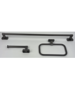 AQUABRASS Collection 4700 Brushed Gun Metal Towel Bar Towel Ring Paper h... - $2,738.72 MXN