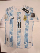 Angel Di Maria Argentina Copa America Final Match Home Soccer Jersey 2020-2021 - £94.91 GBP