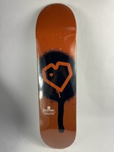 BLUEPRINT skateboards deck 8” RARE quality Spray Heart Orange OG - £31.44 GBP