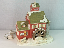 Dept 56 Snow Village - J. Young&#39;s Granary - 1989 w/ Light Cord - TESTED ! - £11.94 GBP