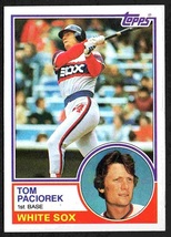 Chicago White Sox Tom Paciorek 1983 Topps #72 nr mt - £0.39 GBP