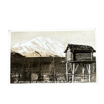 Mt McKinley And Cache McKinley National Park, Alaska Denali RPPC 1935 Po... - $4.99