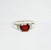 925Sterling Silver 3Ct Natural Certified Ruby Handmade Ring for US5.25 - £33.08 GBP