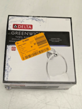 Delta Greenwich Collection Towel Ring in Chrome Bathroom Accessory 138272 - $14.60