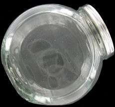 6&quot; Clear Glass TILT JAR Vintage style &amp; Metal lid Candy Cookie Storage C... - £23.44 GBP