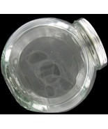 6&quot; Clear Glass TILT JAR Vintage style &amp; Metal lid Candy Cookie Storage C... - $35.13