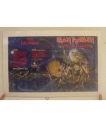 Iron Maiden Poster Trade Ad Live After Death Album Video - £104.16 GBP