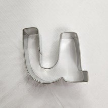 Cookie Cutter Initial Letter U Wilton Brand Monogram Metal - £6.25 GBP