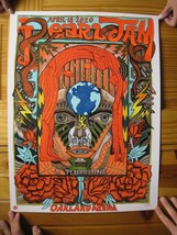 Pearl Jam Poster Silkscreen April 18, 2020 Oakland CA Pluralone - $273.53