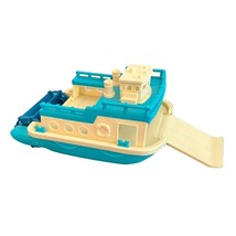 B Toys Toy Ferry Boat Happy Cruisers, Car Ramp Wind Up Paddle Works - $13.85